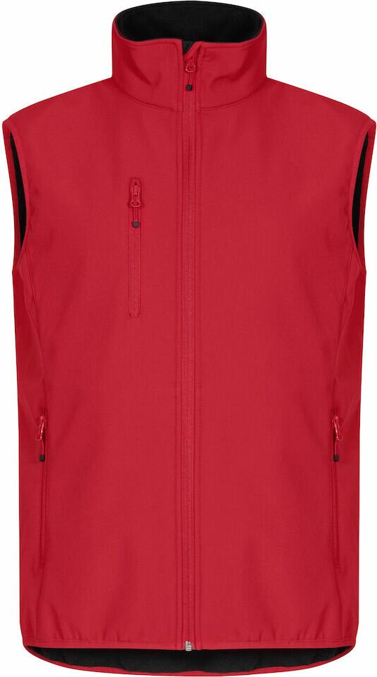 CLIQUE Classic Softshell Vest Red (35)