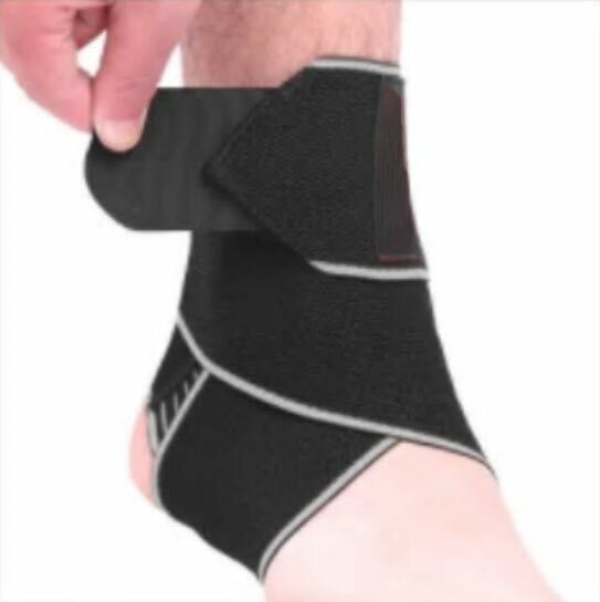 ST24 Elastinen nilkkatuki Grijs