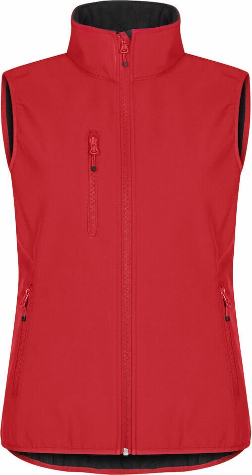 CLIQUE Classic Softshell Vest Lady Red (35)