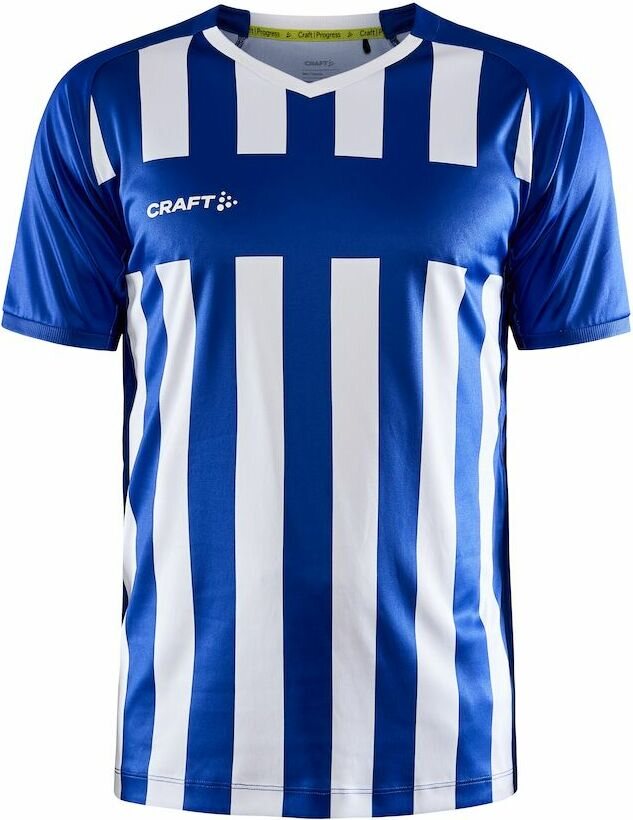 CRAFT Progress 2.0 Stripe Jersey M Club cobolt/white (346900)