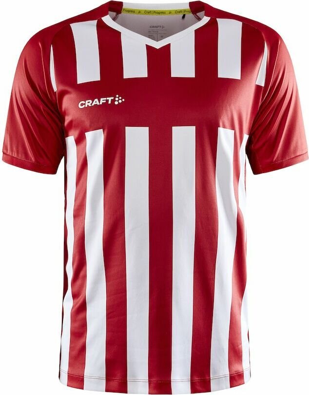 CRAFT Progress 2.0 Stripe Jersey M Bright red/white (430900)