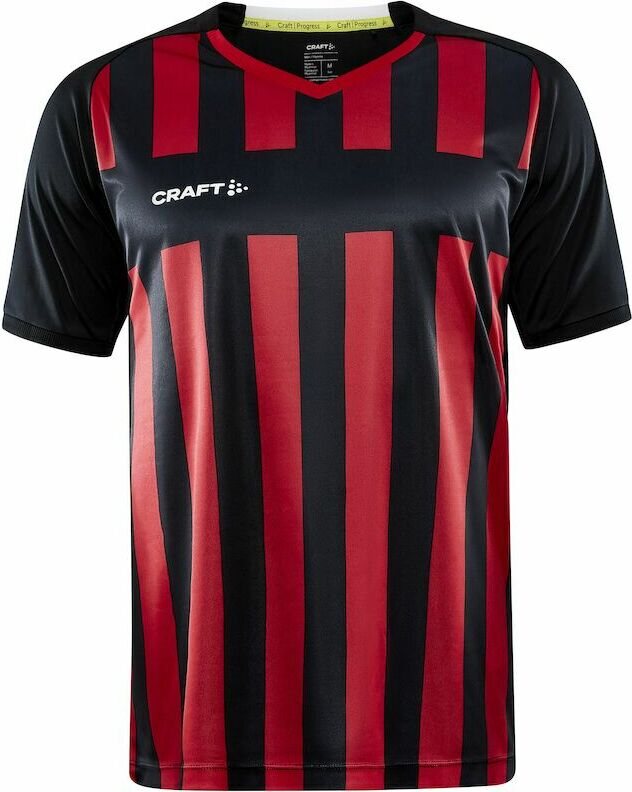 CRAFT Progress 2.0 Stripe Jersey M Black/bright red (999430)