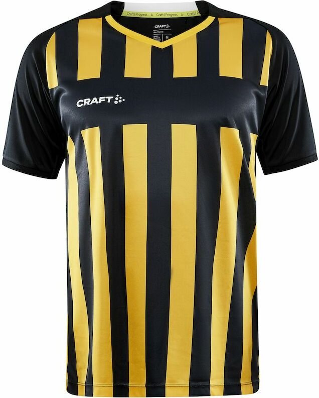 CRAFT Progress 2.0 Stripe Jersey M Black/Sweden yellow (999552)