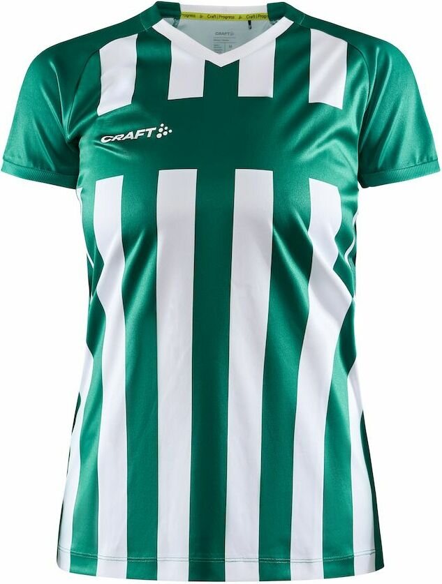 CRAFT Progress 2.0 Stripe Jersey W Team green/white (651900)
