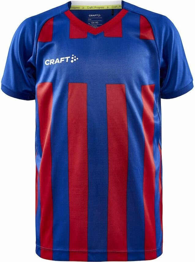 CRAFT Progress 2.0 Stripe Jersey JR Club cobolt/bright red (346430)