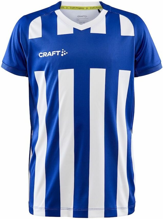 CRAFT Progress 2.0 Stripe Jersey JR Club cobolt/white (346900)