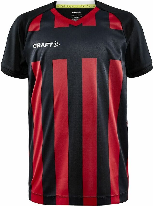 CRAFT Progress 2.0 Stripe Jersey JR Black/bright red (999430)