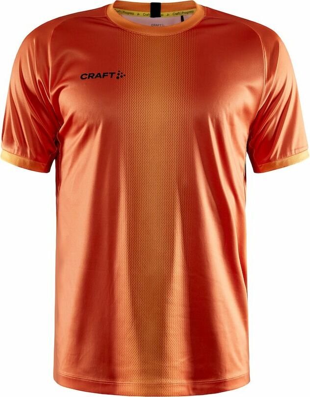 CRAFT Progress 2.0 Graphic Jersey M Carrot/black (568999)