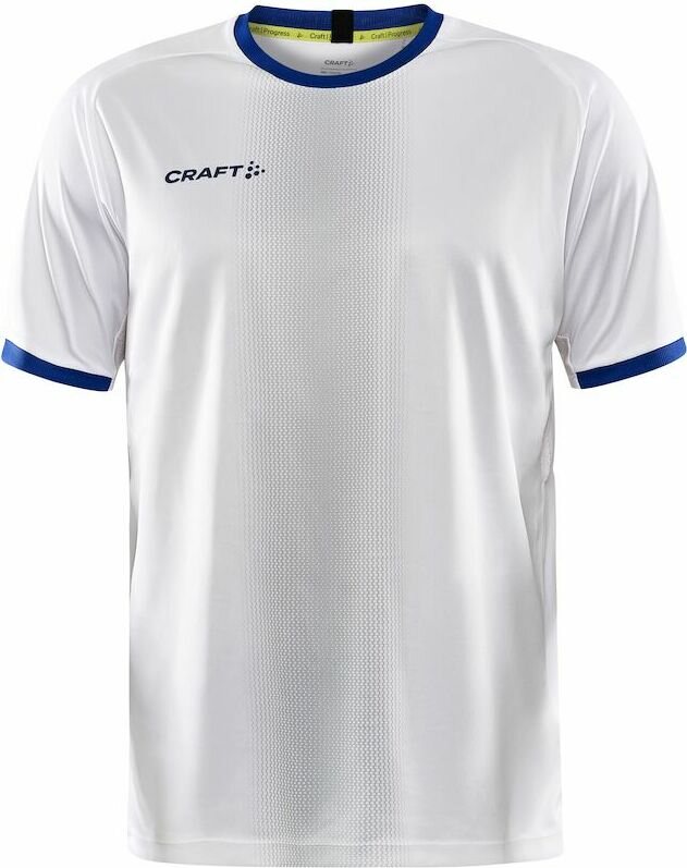 CRAFT Progress 2.0 Graphic Jersey M White/club cobolt (900346)