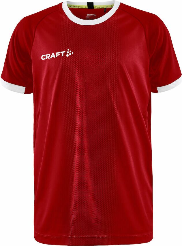 CRAFT Progress 2.0 Graphic Jersey JR Bright red/white (430900)