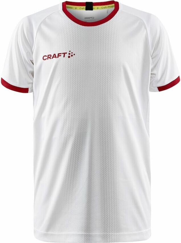 CRAFT Progress 2.0 Graphic Jersey JR White/bright red (900430)