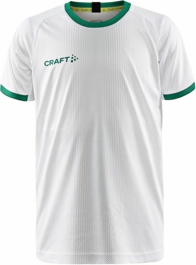 CRAFT Progress 2.0 Graphic Jersey JR White/team green (900651)
