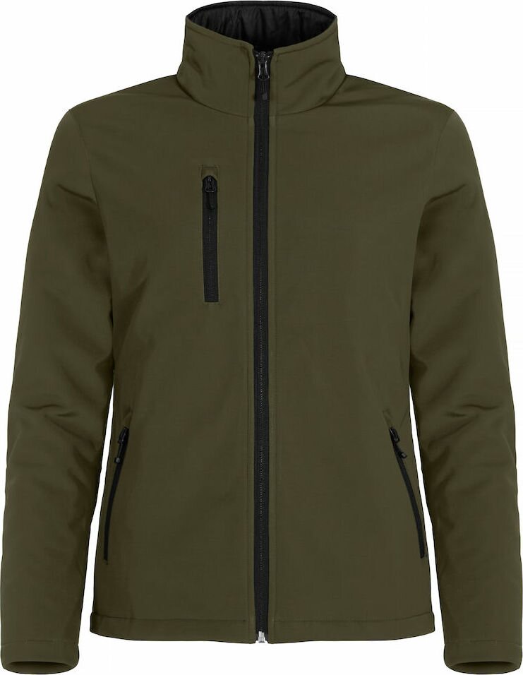 CLIQUE Padded Softshell Jacket Women Fog green (75)