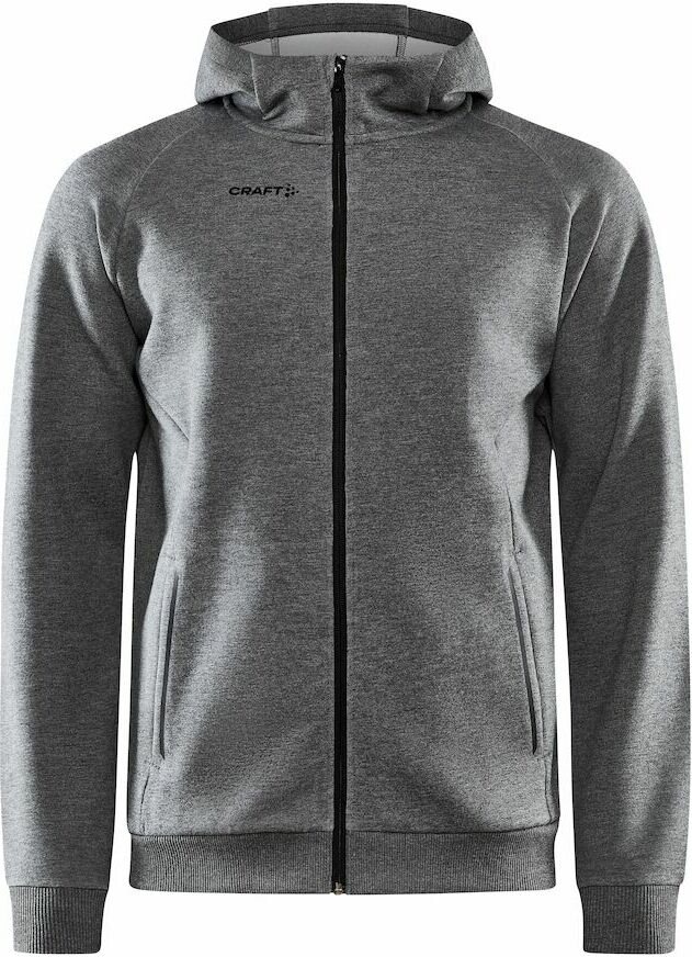 CRAFT CORE Soul Full Zip Hood M Dark grey melange (975000)