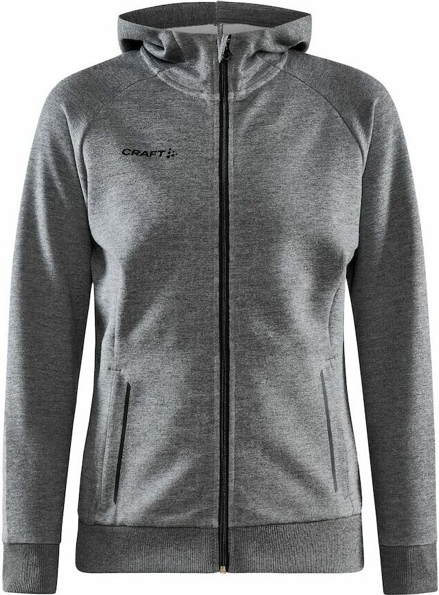 CRAFT Core Soul Full Zip Hood W Dark grey melange (975000)