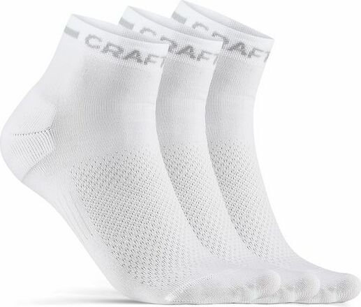 CRAFT CORE Dry Mid Sock 3-Pack White (900000)