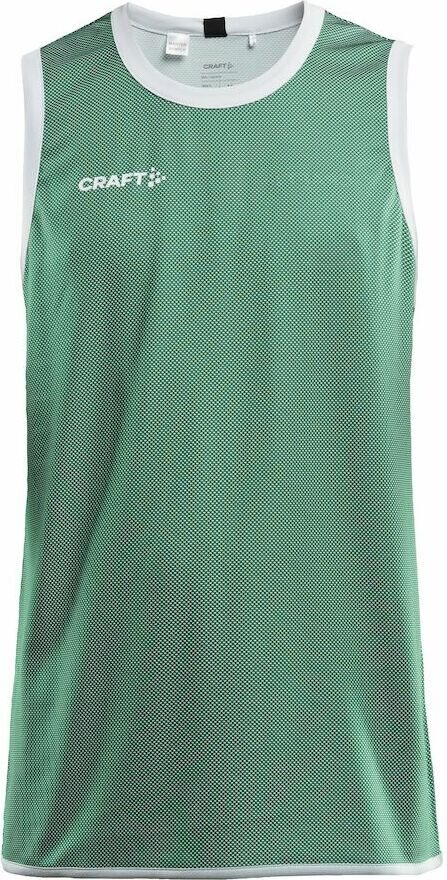 CRAFT Progress Reversible Basket Singlet M Team green/white (651900)
