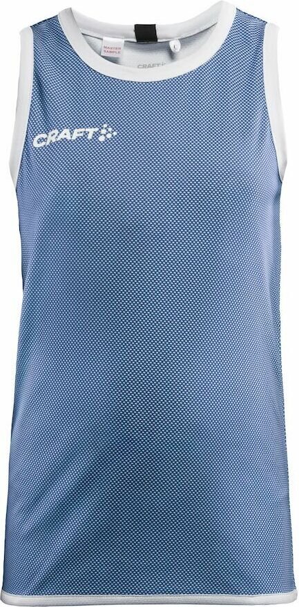CRAFT Progress Reversible Basket Singlet Jr Club cobolt/white (346900)