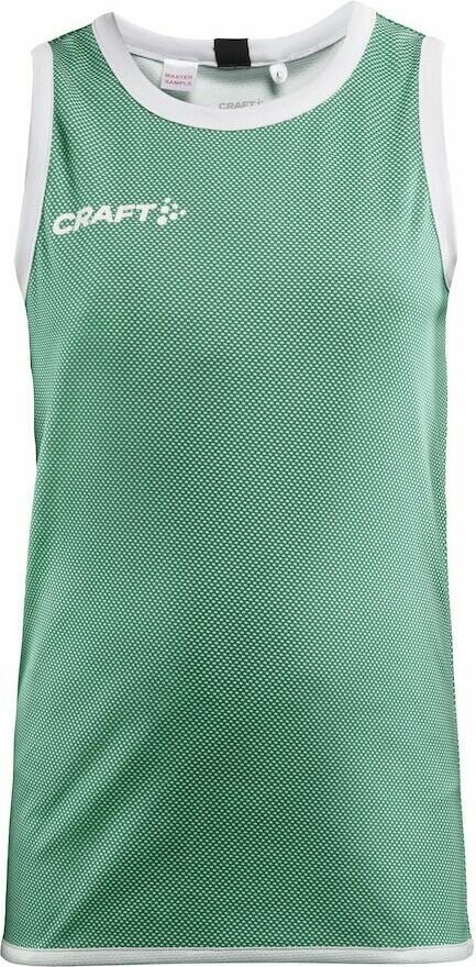 CRAFT Progress Reversible Basket Singlet Jr Team green/white (651900)