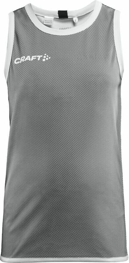 CRAFT Progress Reversible Basket Singlet Jr Black/white (999900)