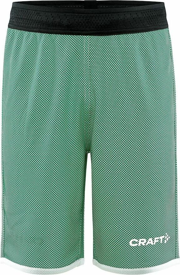 CRAFT Progress Reversible Basket Shorts Jr Team green/white (651900)
