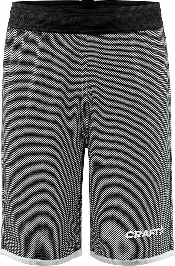 CRAFT Progress Reversible Basket Shorts Jr Black/white (999900)