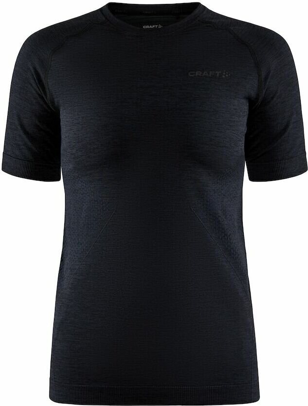 CRAFT CORE Dry -naisten hengittävä lyhythihainen aluspaita Musta (999000)