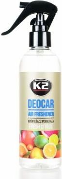 K2 Deocar air freshener spray 250 ml Fresh citrus