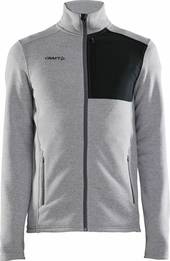 CRAFT ADV Explore Heavy Fleece Jacket M Grey melange/black (950999)
