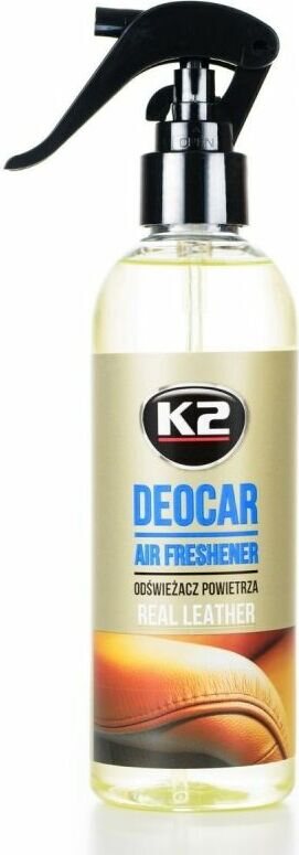 K2 Deocar air freshener spray 250 ml Real leather