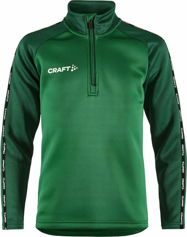 CRAFT Squad 2.0 Half Zip Jr Team green/Ivy (651633)
