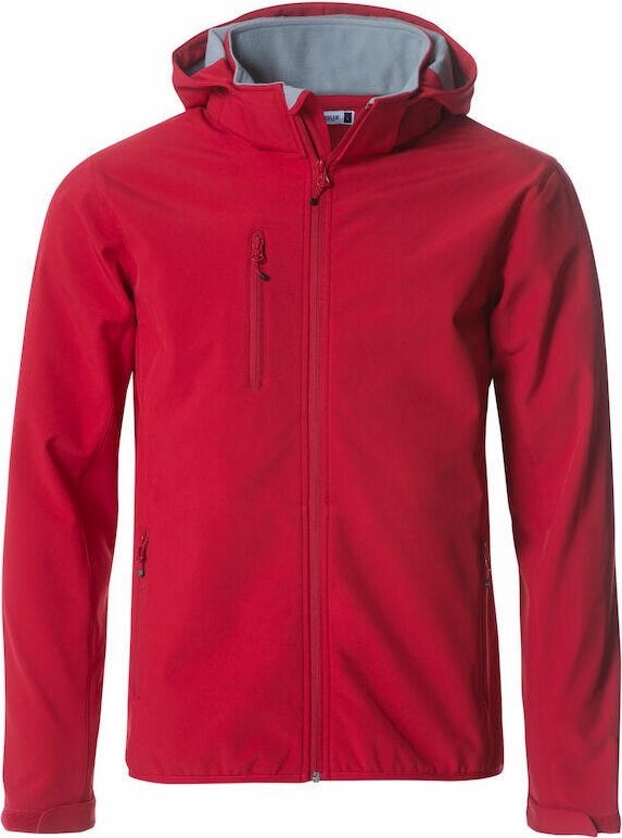 CLIQUE Basic Hoody Softshell Red (35)