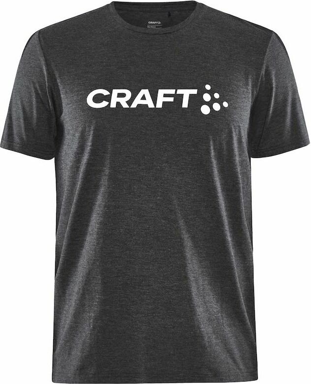 CRAFT Community Logo SS Tee M Black melange (999200)