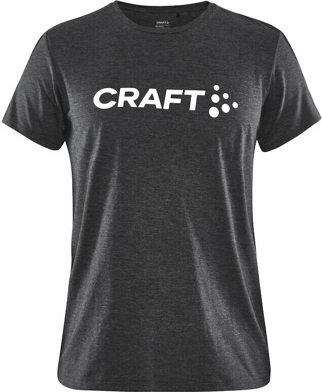 CRAFT Community Logo SS Tee W Black melange (999200)