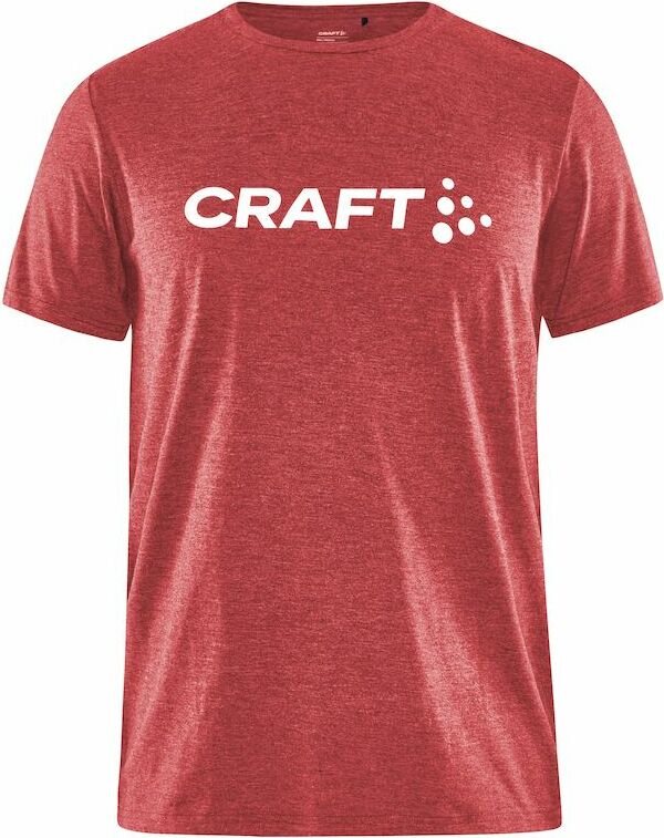 CRAFT Community Logo SS Tee Jr Bright red/melange (430200)