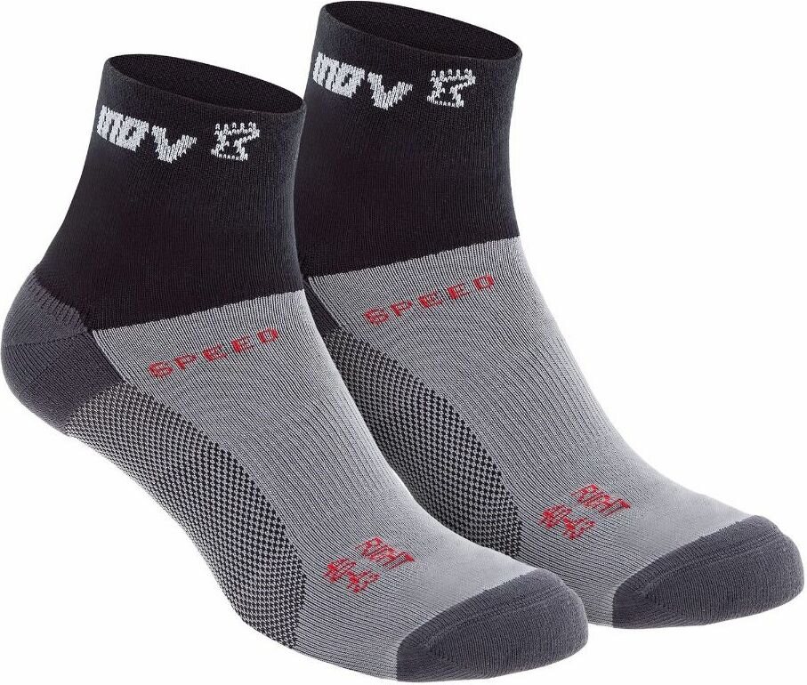 INOV-8 Speed Sock Mid (twin pack) Black