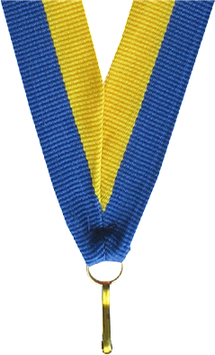 Mitalinauha 22 mm Yellow/blue