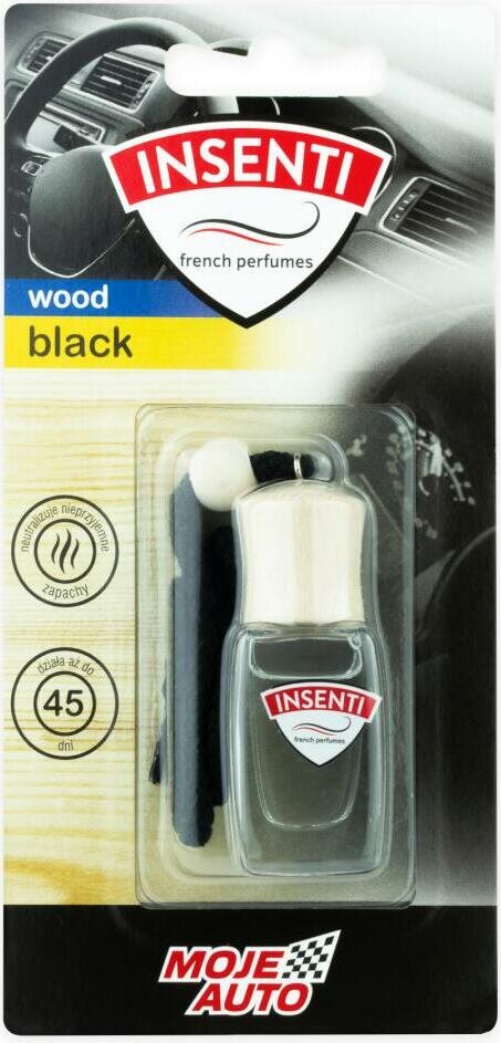 MOJE AUTO INSENTI Air freshener wood 8 ml Musta