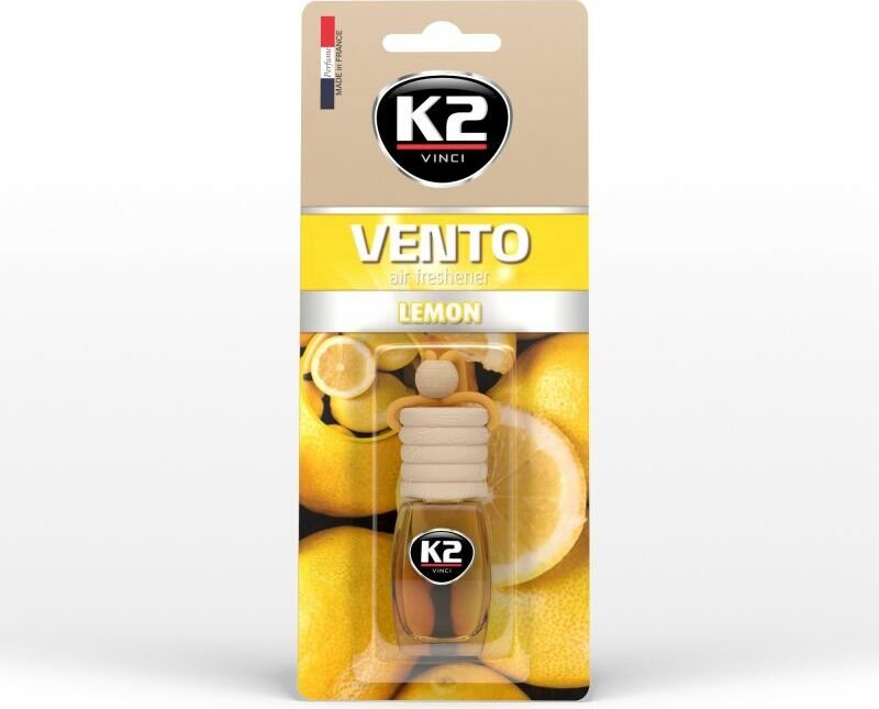 K2 VENTO - Ilmanraikastinpullo 8 ml Sitruuna