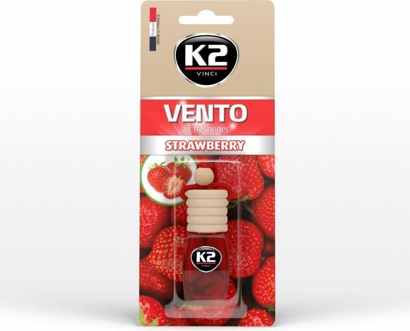 K2 VENTO - Ilmanraikastinpullo 8 ml Mansikka