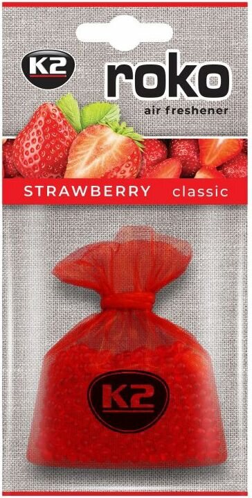 K2 ROKO CLASSIC - Ilmanraikastinpussi 20 g Mansikka
