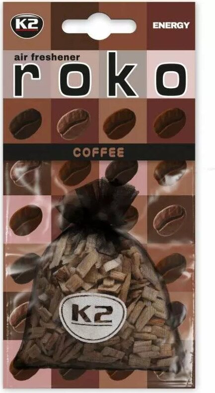 K2 ROKO ENERGY - Ilmanraikastinpussi 20 g Kahvi
