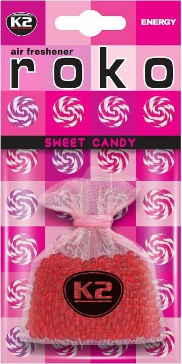 K2 ROKO ENERGY - Ilmanraikastinpussi 20 g Makea karamelli