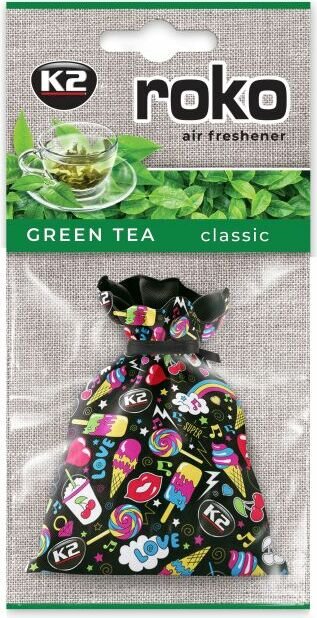 K2 ROKO FUN - Ilmanraikastinpussi 25G Vihreä tee