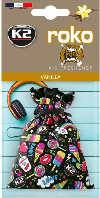 K2 ROKO FUN - Ilmanraikastinpussi 25G Vanilja