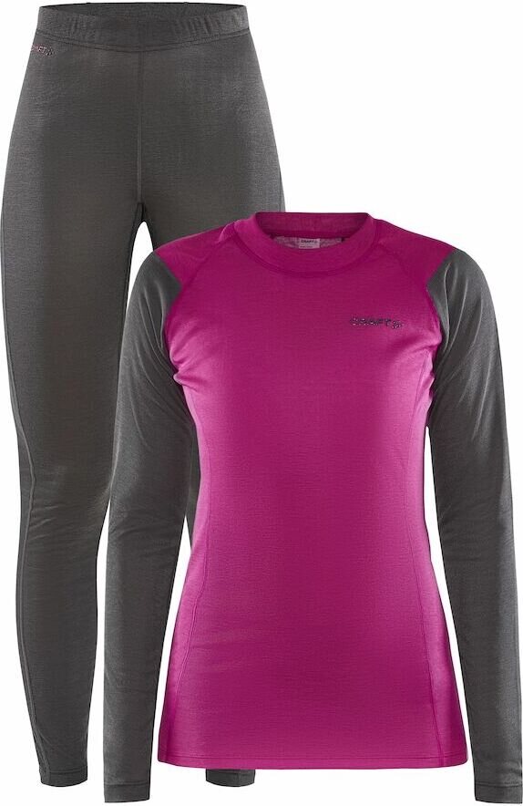 CRAFT CORE Warm Baselayer Set W Roxo-Granite (486985)