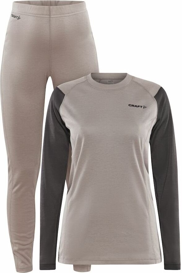 CRAFT CORE Warm Baselayer Set W Clay-Graniitti (230985)