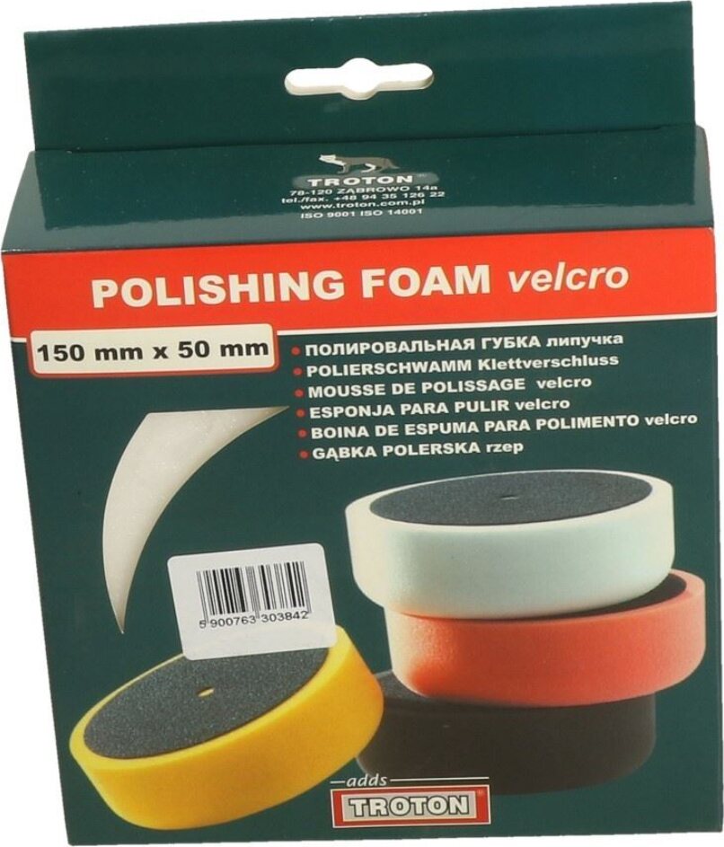 TROTON Kiillotussieni tarrakiinnityksellä 150x50mm Valkoinen