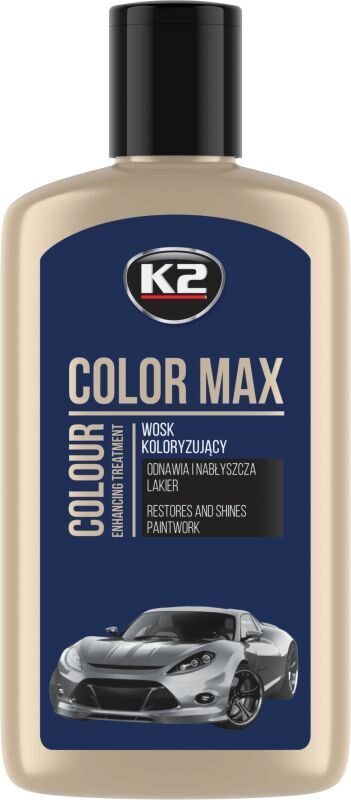 K2 COLOR MAX - Colourising wax 250 ml Navy