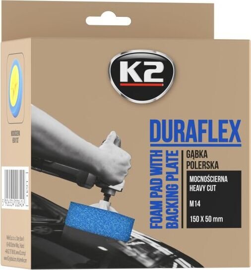 K2 DURAFLEX - Polishing disc M14 150x50mm Blue